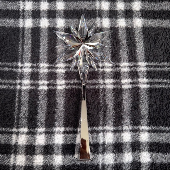 Swarovski Rockefeller Tree Topper Crystal Star Tree Topper Set - Picture 2 of 7